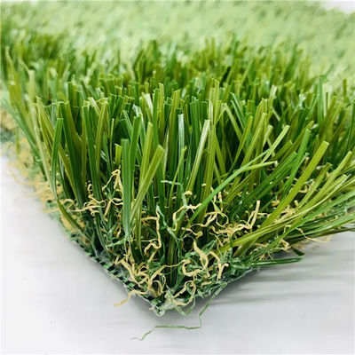 Fake Landscaping Artificial Grass Synthetic Ornamental 40mm PP 3 / 8''